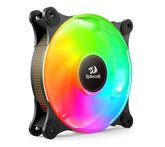 Redragon Gc-f013 x 3 Cpu Fan 120mm Argb Case Cooler Fan, 4pin Pwm Silent